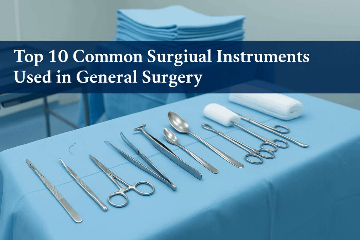 Top 10 Common Surgical Instruments Used in General Surgery